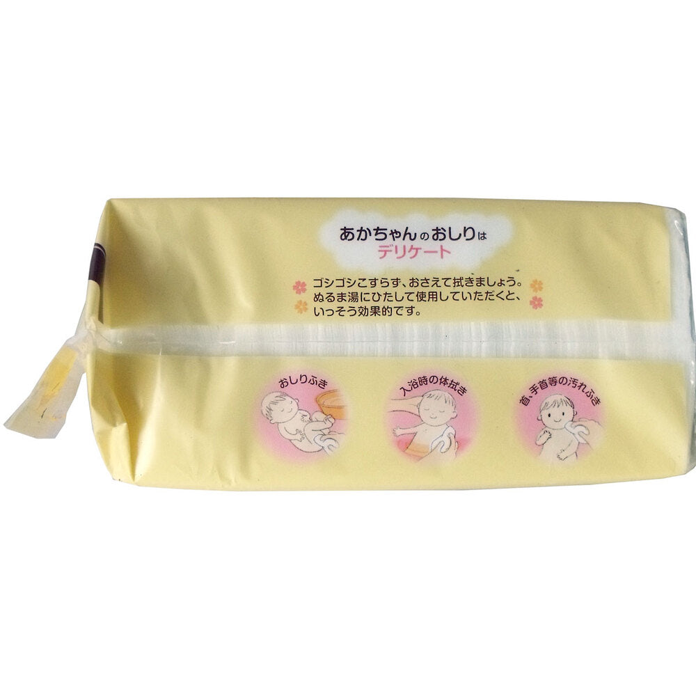 ダッコ 赤ちゃんにやさしい おしりふきコットン 約8ｃｍ×12ｃｍ 80枚入 1 個