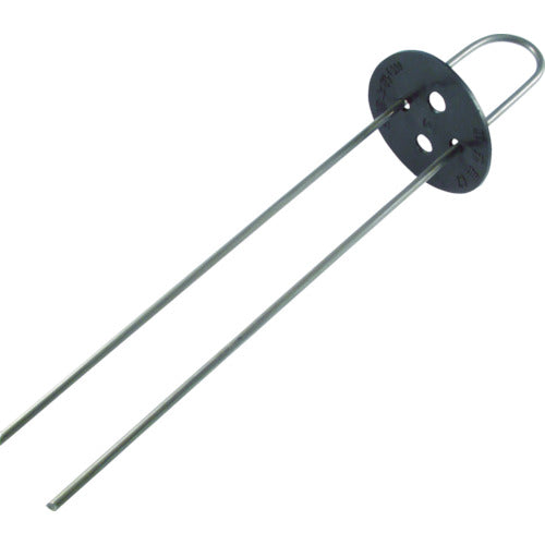 Hagiwara Hairpin Stakes for Weed Control Sheets (with Pressure Plate) Black 25cm HPK-25 200 Pieces