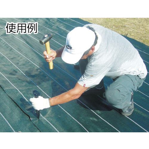 Hagiwara Hairpin Stakes for Weed Control Sheets (with Pressure Plate) Black 25cm HPK-25 200 Pieces