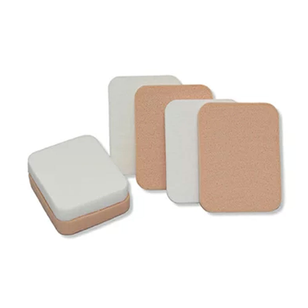 ナチュラルラテックスパフ 長方形パフ 6個入 1 個