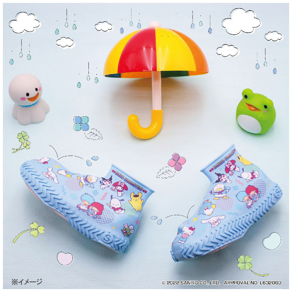 【아울렛】레인 슈즈 커버 산리오 캐릭터즈 S 1개
