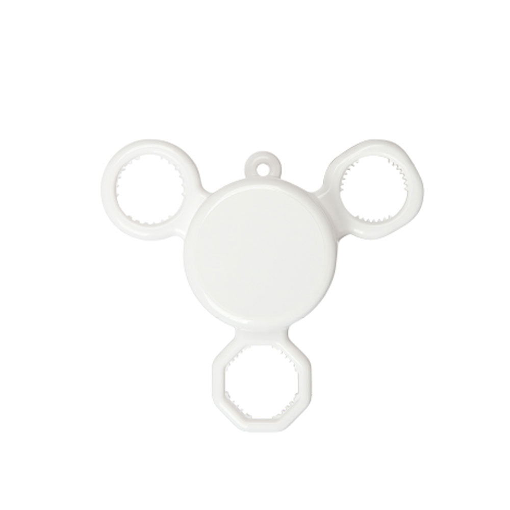 aid &amp; assist 캡 오프너 화이트 1개