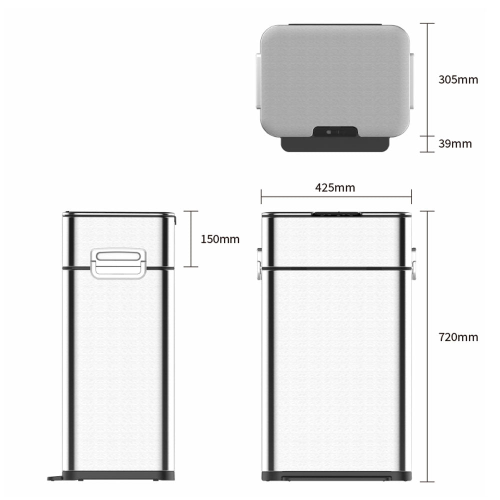 [直送品]HOALU ホアル おむつペール 本体 消臭・抗菌・抗ウイルス機能シート付 1 個