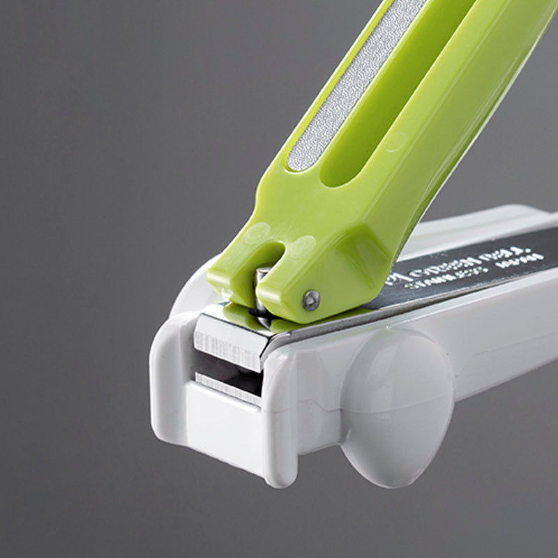 Green Bell Stainless Steel Magnifying Glass Included Nail Clipper QQ-07 1 pc