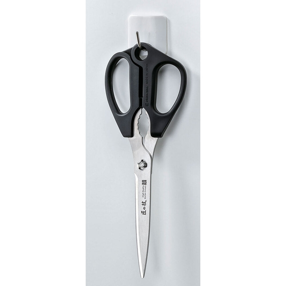 장인의 기술 스테인리스제 키친 가위 롱 타입 G-2033 1개