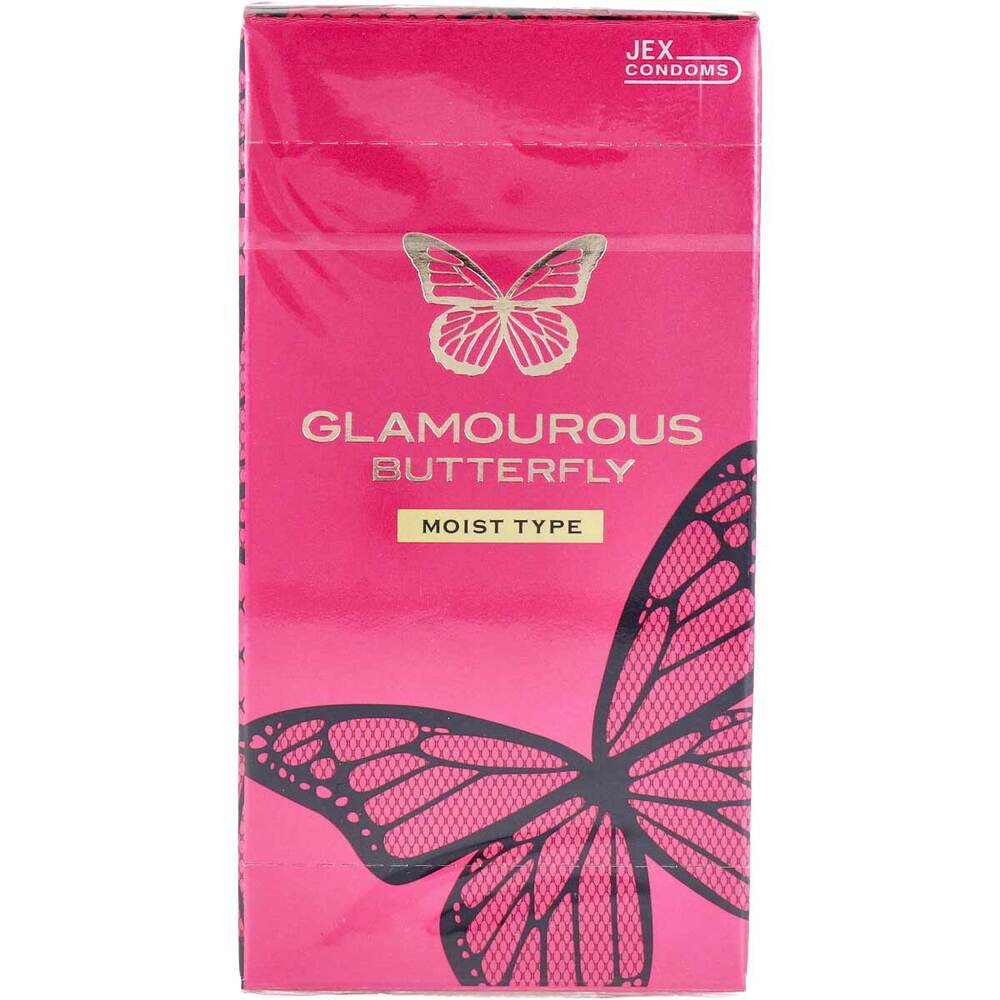 Glamorous Butterfly Moist Condoms 6 pcs 1 pc