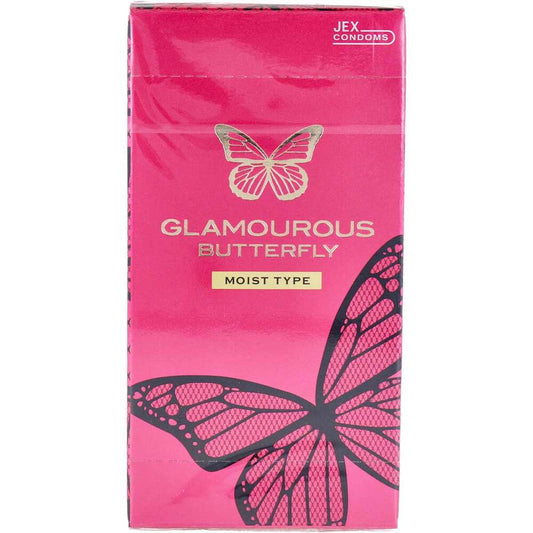 Glamorous Butterfly Moist Condoms 6 pcs 1 pc