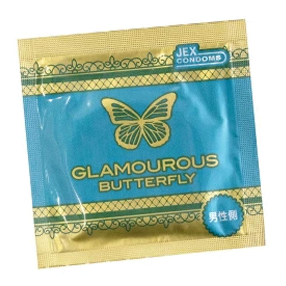 Glamorous Butterfly 0.03 Moist Condom 8 pieces 1 piece