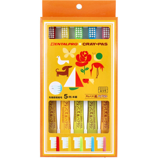 デンタルプロ クレパス風ハブラシ 5(色)本入 1 個