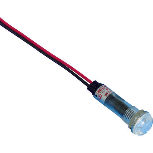 사카즈메 사카마키 제작소 방수 방적 IP65 LED 표시등 Φ10 빨강 DW-10ML-IP-AC/DC5V-60V-R/C 1개