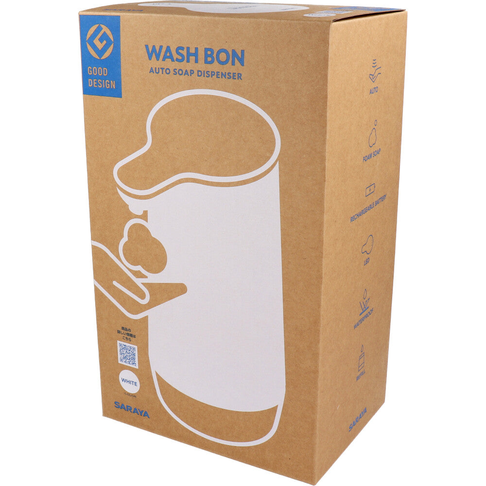 워슈본 오토소프 디스펜서 화이트 300mL 1개