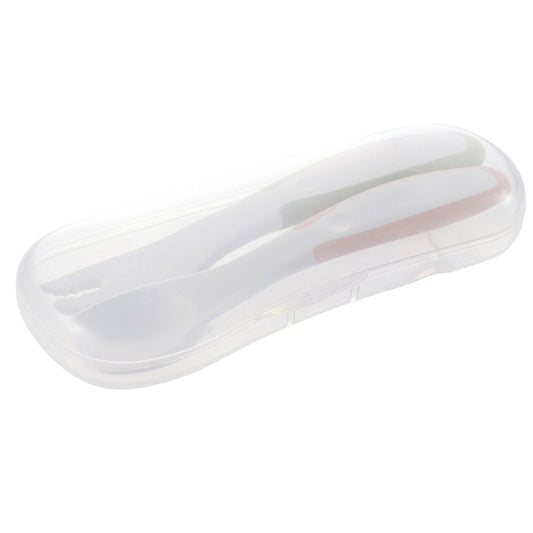 【アウトレット】リッチェル トライシリーズ おはし持ちスプーン・フォークセット ケース付 1 個