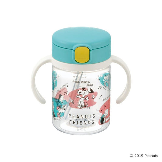 Richell Peanuts Collection Go Out Straw Mug 200 1 piece