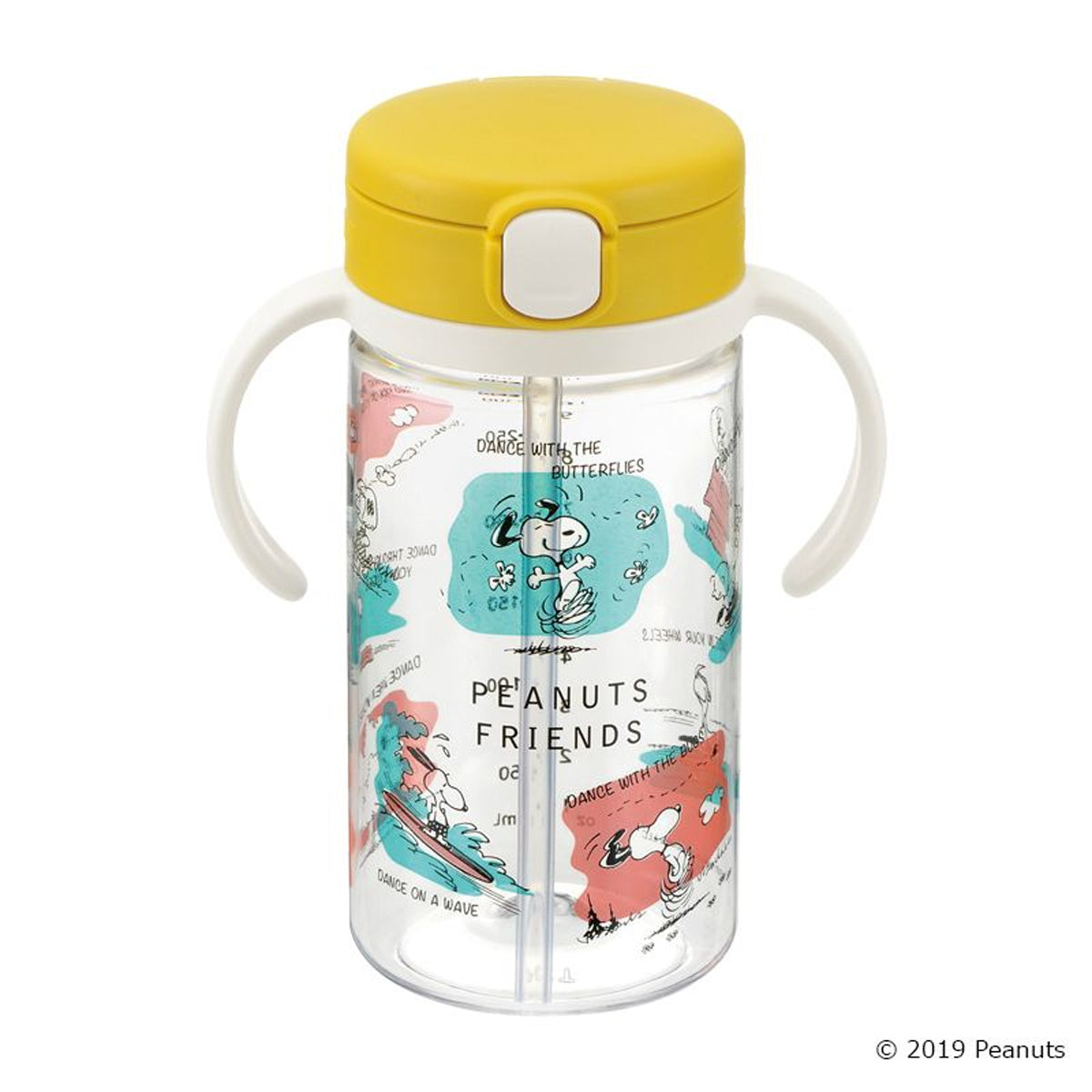 Richell Peanuts Collection Go Out Straw Mug 320 1 piece