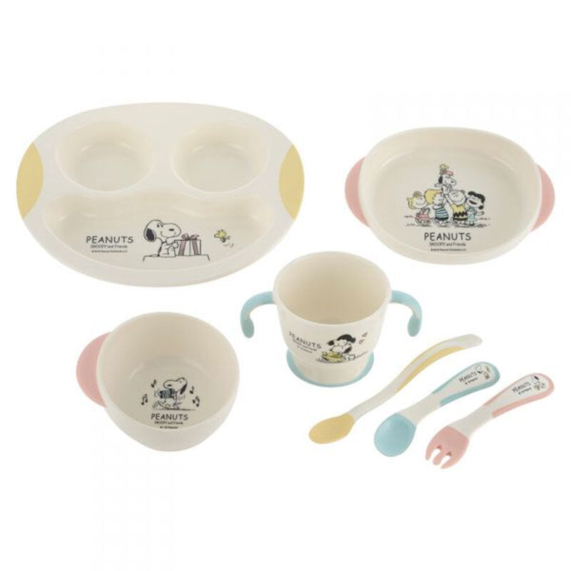 Richell Peanuts Collection Step Up! Meal Set 1 piece