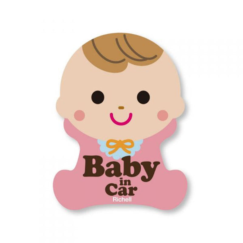 リッチェル セーフティ反射ステッカー 赤ちゃん 外貼りタイプ 1枚入 1 個