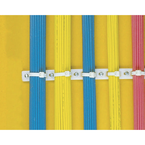 PANDUIT Cable Tie Fixture Multi-Type Plate Natural (100 Pieces) MTP3S-E6-C 1 Bag
