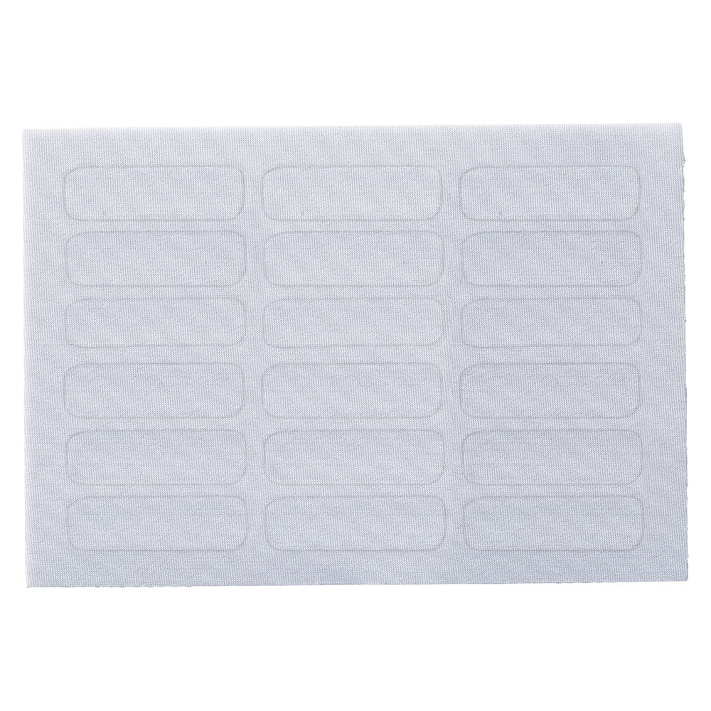 넉넉한 라벨 무지 다리미 접착 타입 ​​10×38mm 36장입(18족분) 1개