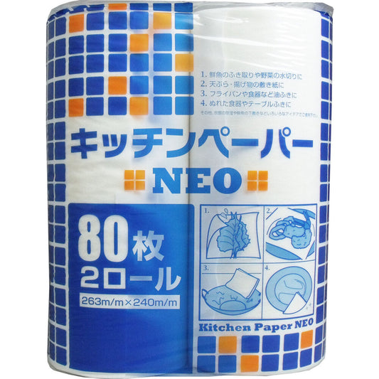 키친 페이퍼 NEO 80장×2 롤입 1개