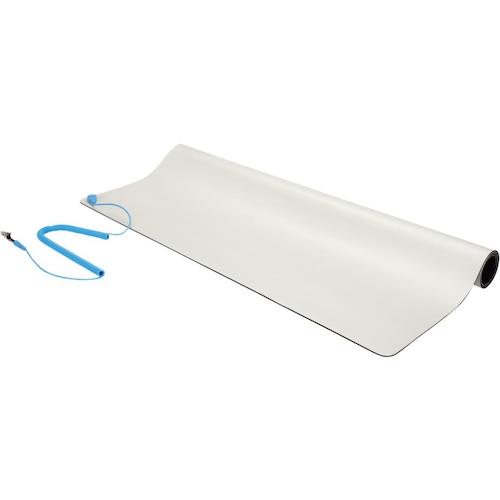 ＳｔａｒＴｅｃｈ　静電気除去マット／６０ｃｍ　ｘ　７０ｃｍ／取外し可能アースコード付き　M3013　1 箱