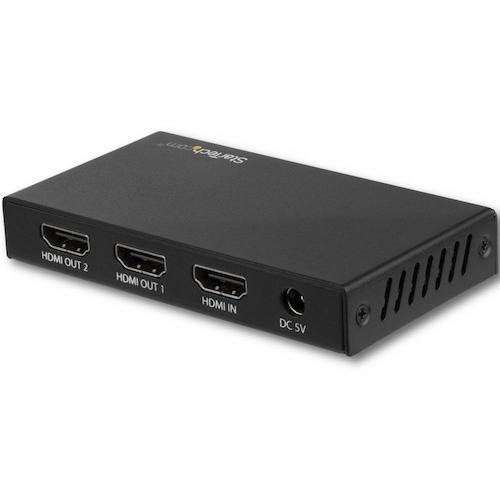 ＳｔａｒＴｅｃｈ　ビデオスプリッター／ＨＤＭＩ／１入力２出力／４Ｋ６０Ｈｚ／ＥＤＩＤ／ＨＤＣＰ　２．２　ST122HD202　1 箱