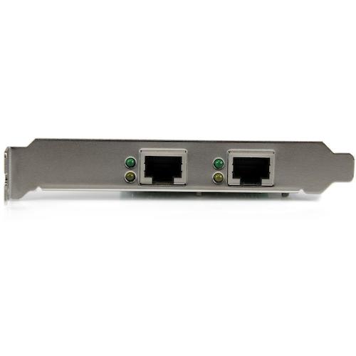 StarTech LAN 카드/PCIeE/x1/2x RJ45/10/100/1000Mbps/Win &amp; Mac ST1000SPEXD4 1상자