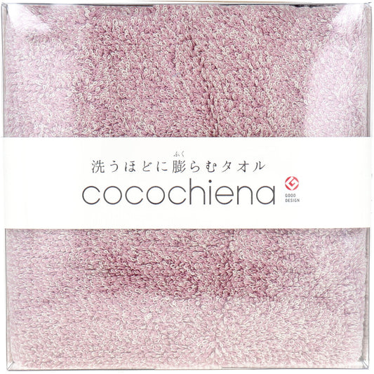 Cocochiena Coco Cube Bath Towel, Approx. 60 x 120 cm, Pink, CE-1871, 1 Piece, 1 Item