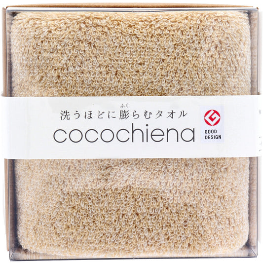 Cocochiena Coco Cube Face Towel, Approx. 34 x 80 cm, Orange, CE-871, 1 piece, 1 unit