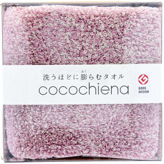 Cocochiena Coco Cube Face Towel, Approx. 34 x 80 cm, Pink, CE-871, 1 Piece, 1 Item