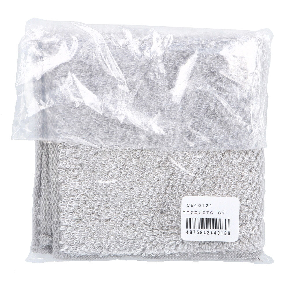 [Special price until November 26th] cocochiena2 towel handkerchief, approx. 25 x 25 cm, gray, CE40121, 1 piece, 1 item
