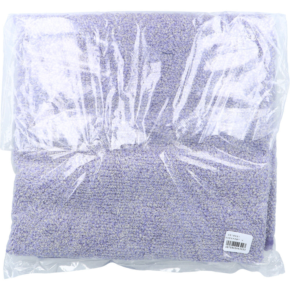 [Special price until November 26th] cocochiena2 Bath towel approx. 60 x 120 cm Violet CE18021 1 piece 1 item