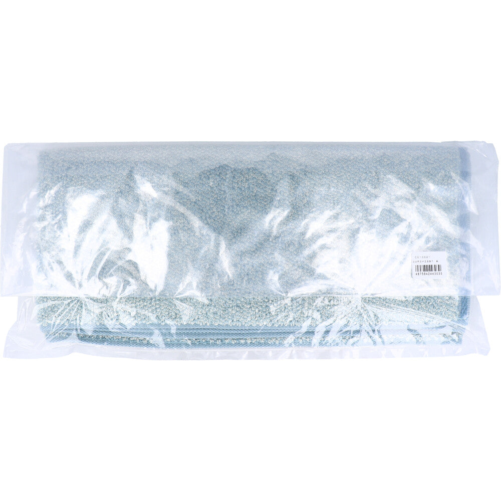 [Special price until November 26th] cocochiena2 Slim Bath Towel Approx. 34 x 120 cm Blue CE10021 1 piece 1 item