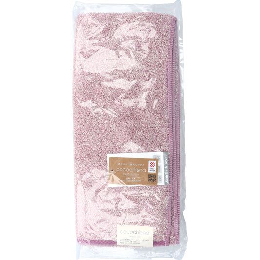 [Special price until November 26th] cocochiena2 Slim Bath Towel Approx. 34 x 120 cm Pink CE10021 1 piece 1 item