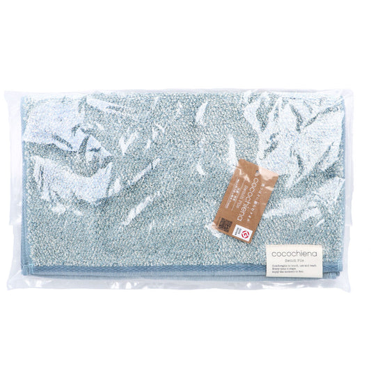 [Special price until November 26th] cocochiena2 Face towel, approx. 34 x 80 cm, blue, CE7021, 1 piece, 1 item