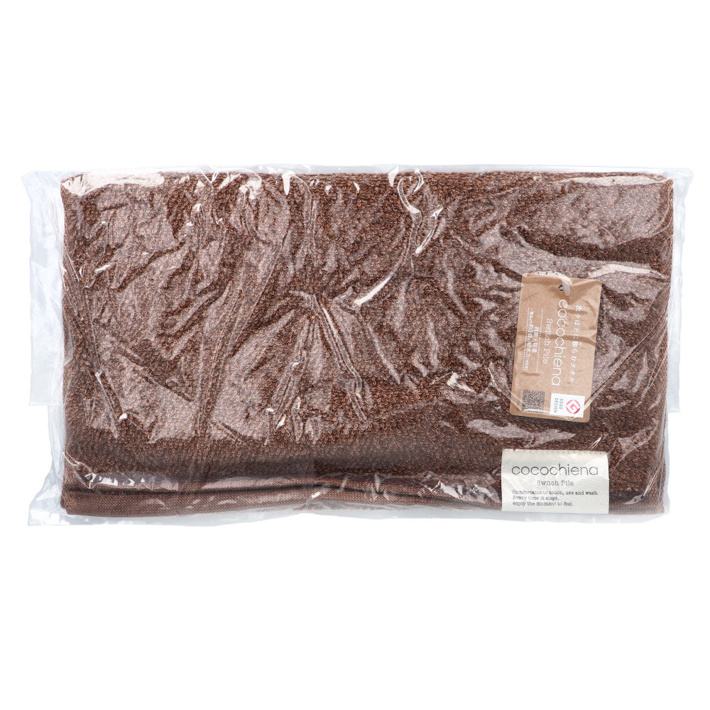 [11월 26일까지 특가]cocochiena2(코코치에나 2) 페이스 타올 약 34×80 cm브라운 CE7021 1장입 1개