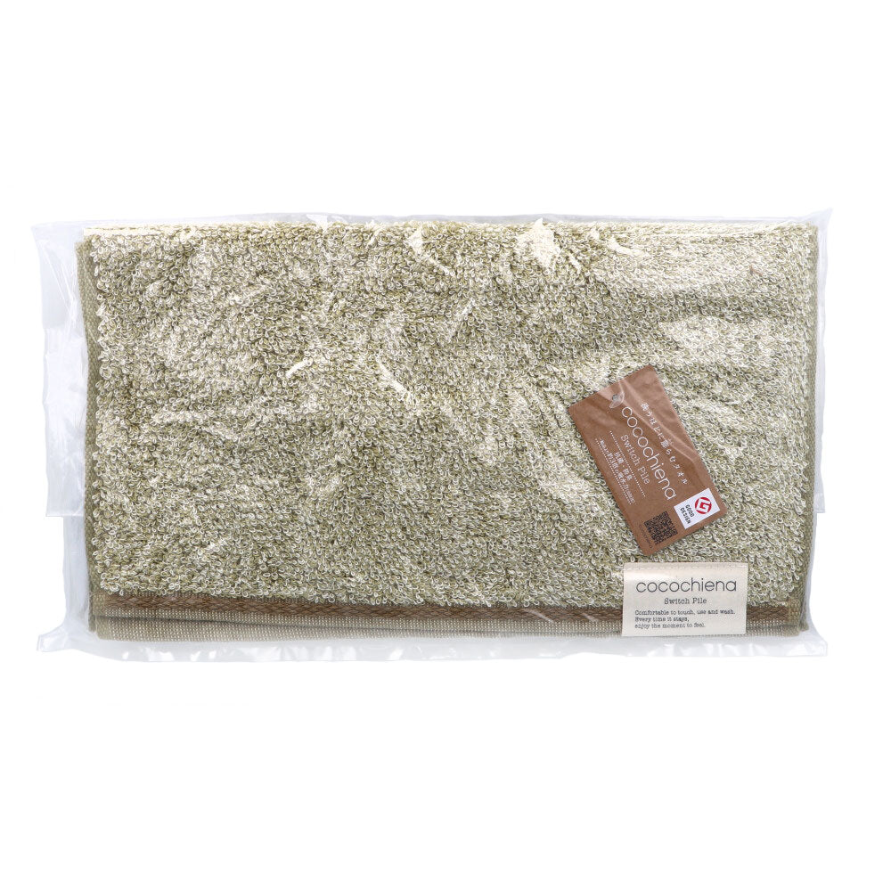 [11월 26일까지 특가]cocochiena2(코코치에나 2) 페이스 타올 약 34×80 cm그린 CE7021 1장입 1개