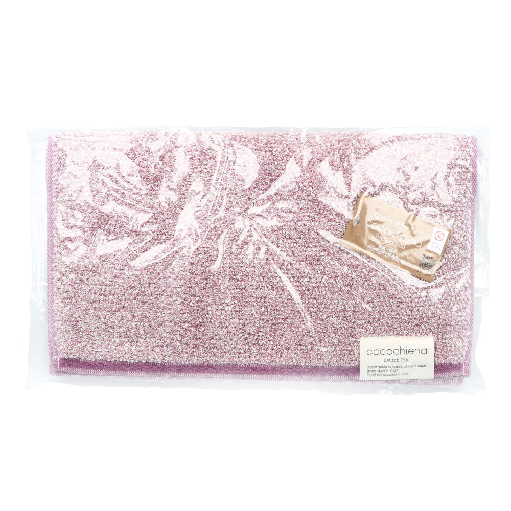 [11月26日まで特価]cocochiena2(ココチエナ2) フェイスタオル 約34×80cm ピンク CE7021 1枚入 1 個
