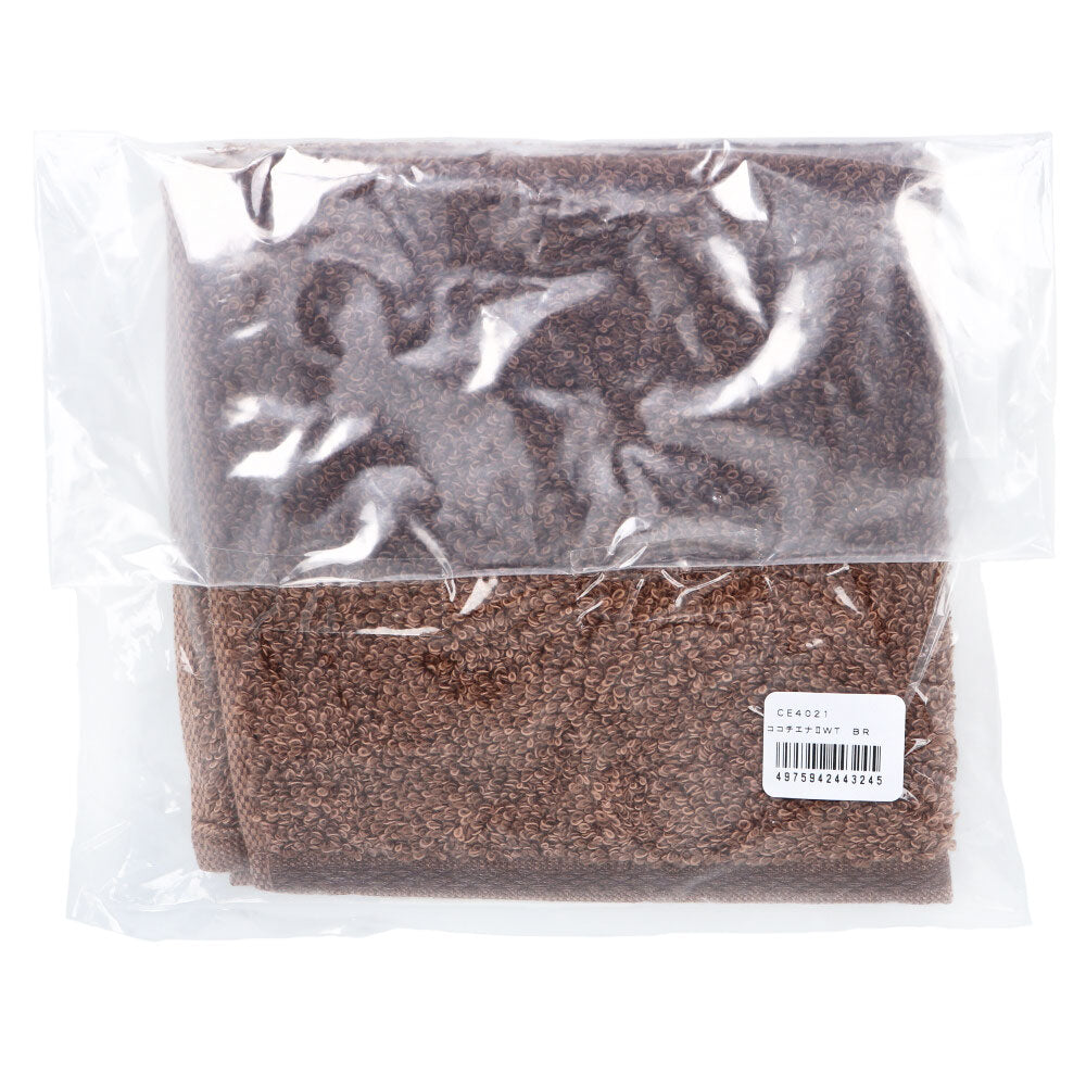 [11월 26일까지 특가]cocochiena2(코코치에나 2) 워시 타월 약 34×35 cm브라운 CE4021 1장입 1개