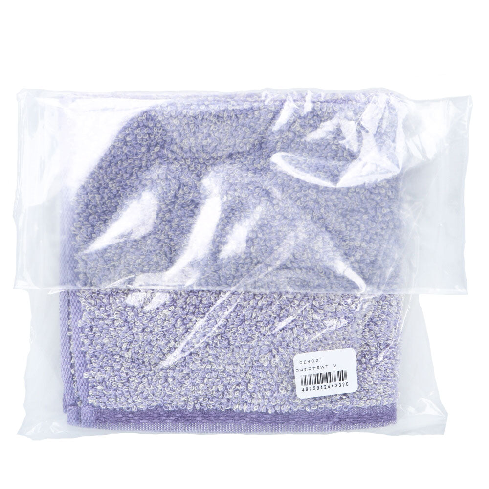 [Special price until November 26th] cocochiena2 Wash Towel Approx. 34 x 35 cm Violet CE4021 1 piece 1 item