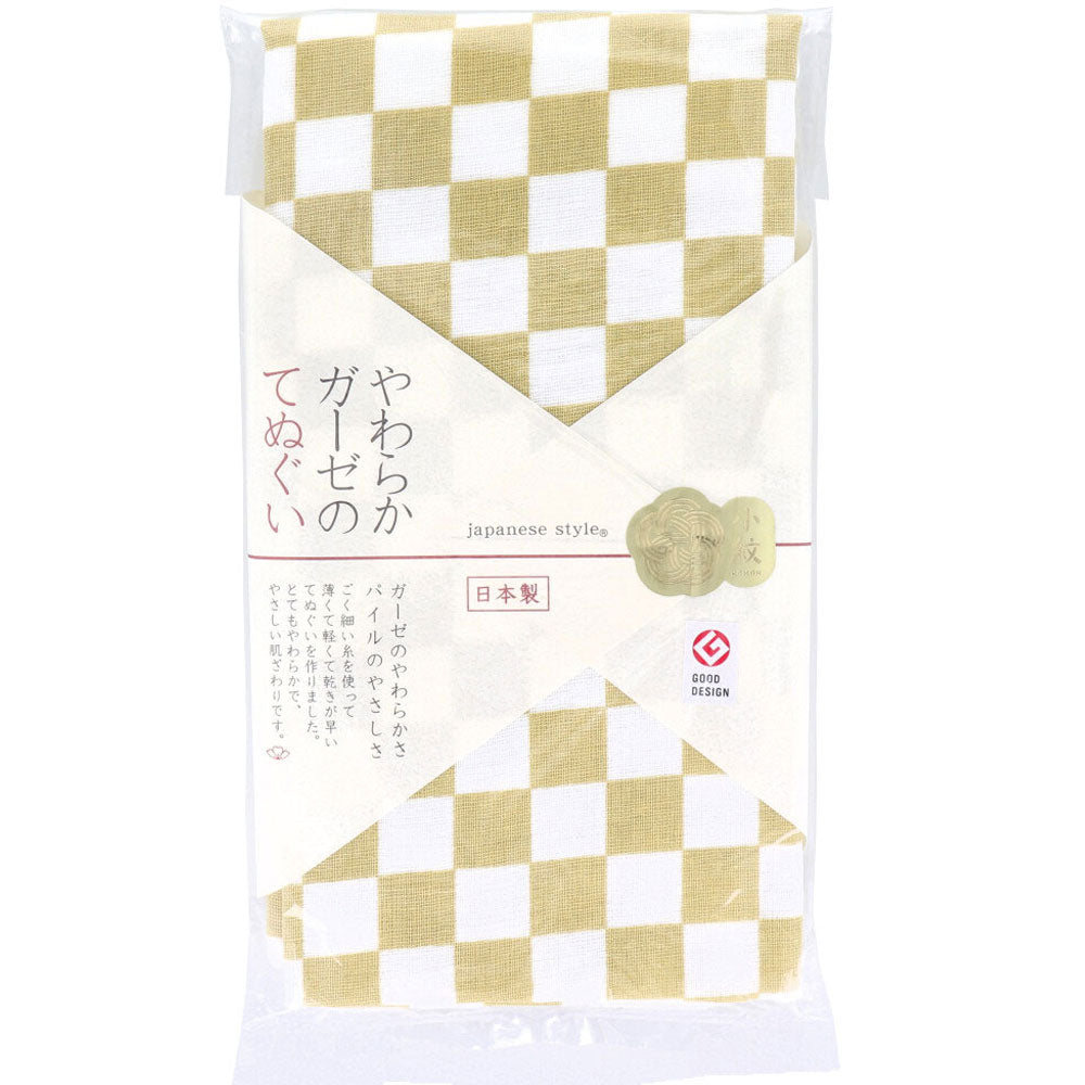재패니즈 스타일 소문 부드러운 거즈의 테누구이 이치마츠 약 34×90 cm JS-6138 1장입 1개
