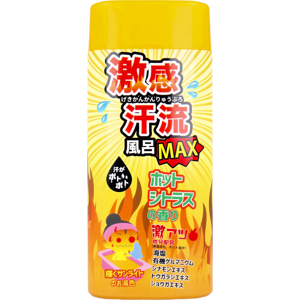 Intense Sweat Bath MAX Hot Citrus Scent 350g 1 piece