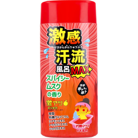 Intense Sweat Bath MAX Spicy Musk Scent 350g 1 piece