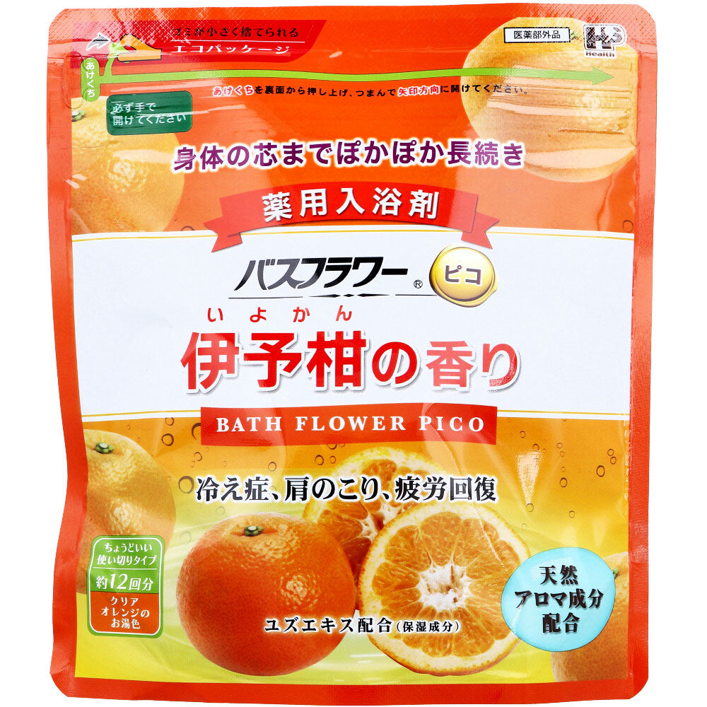 Bath Flower Pico Medicinal Bath Additive Iyokan Scent Spoon Included 240g 1 Piece