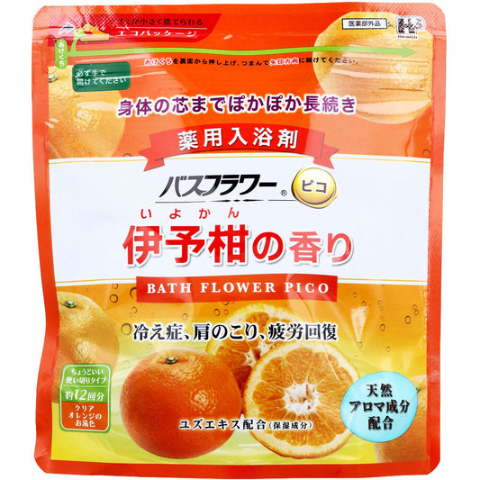 Bath Flower Pico Medicinal Bath Additive Iyokan Scent Spoon Included 240g 1 Piece