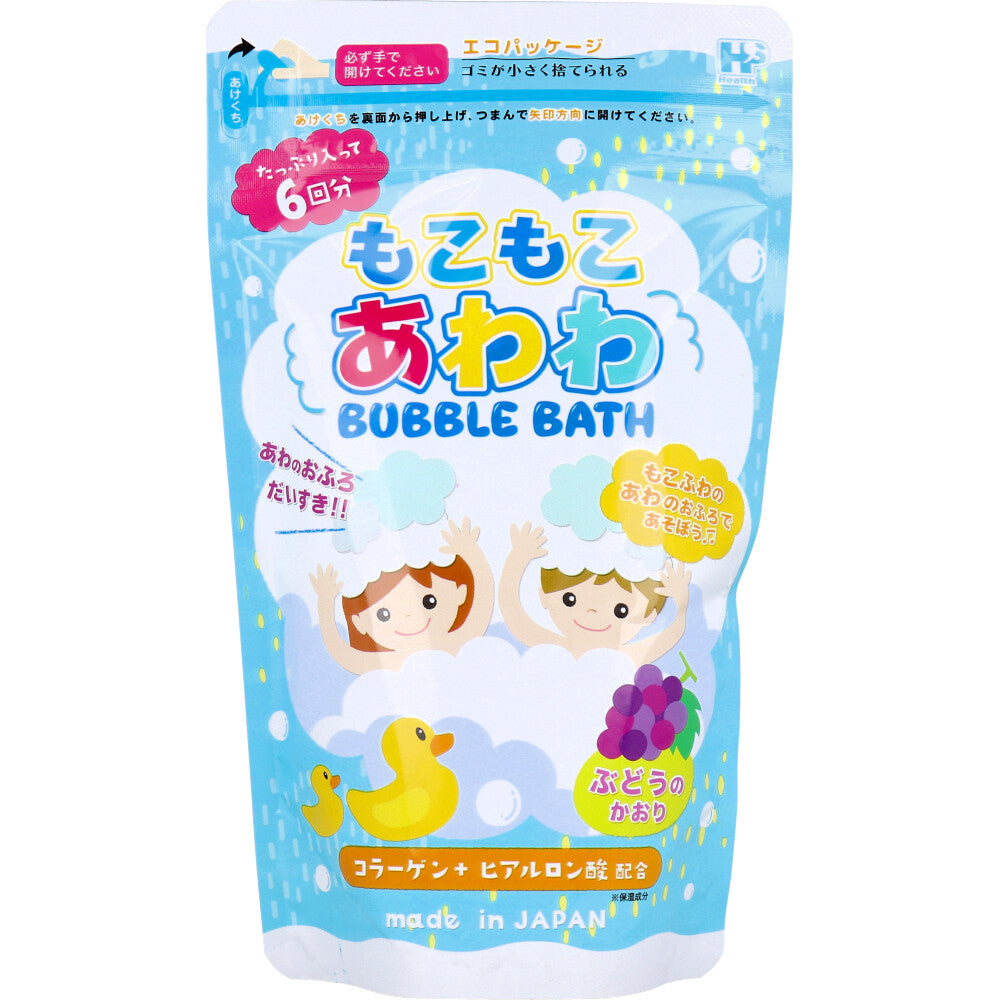 もこもこあわわ バブルバス ぶどうのかおり 240g 1 個