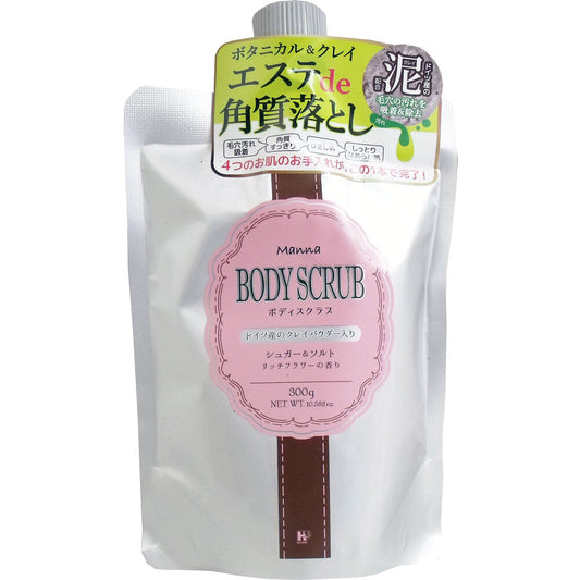 Mana Body Scrub Rich Flower Scent 300g 1 piece