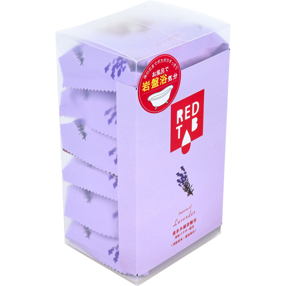 원적외선 탄산욕 REDTAB 용암 파우더 배합 라벤더의 향기 50g×6정입 1개