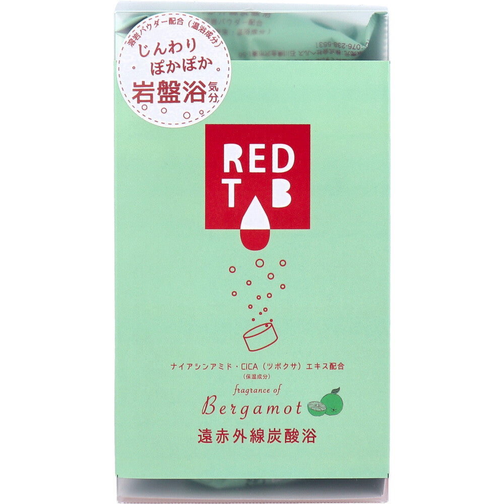원적외선 탄산욕 REDTAB 베르가못의 향기 50g×6정입 1개