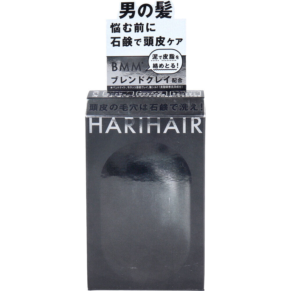 HARIHAIR(ハリヘア) 頭髪用石鹸 大人なクールウッドの香り 100g 1 個
