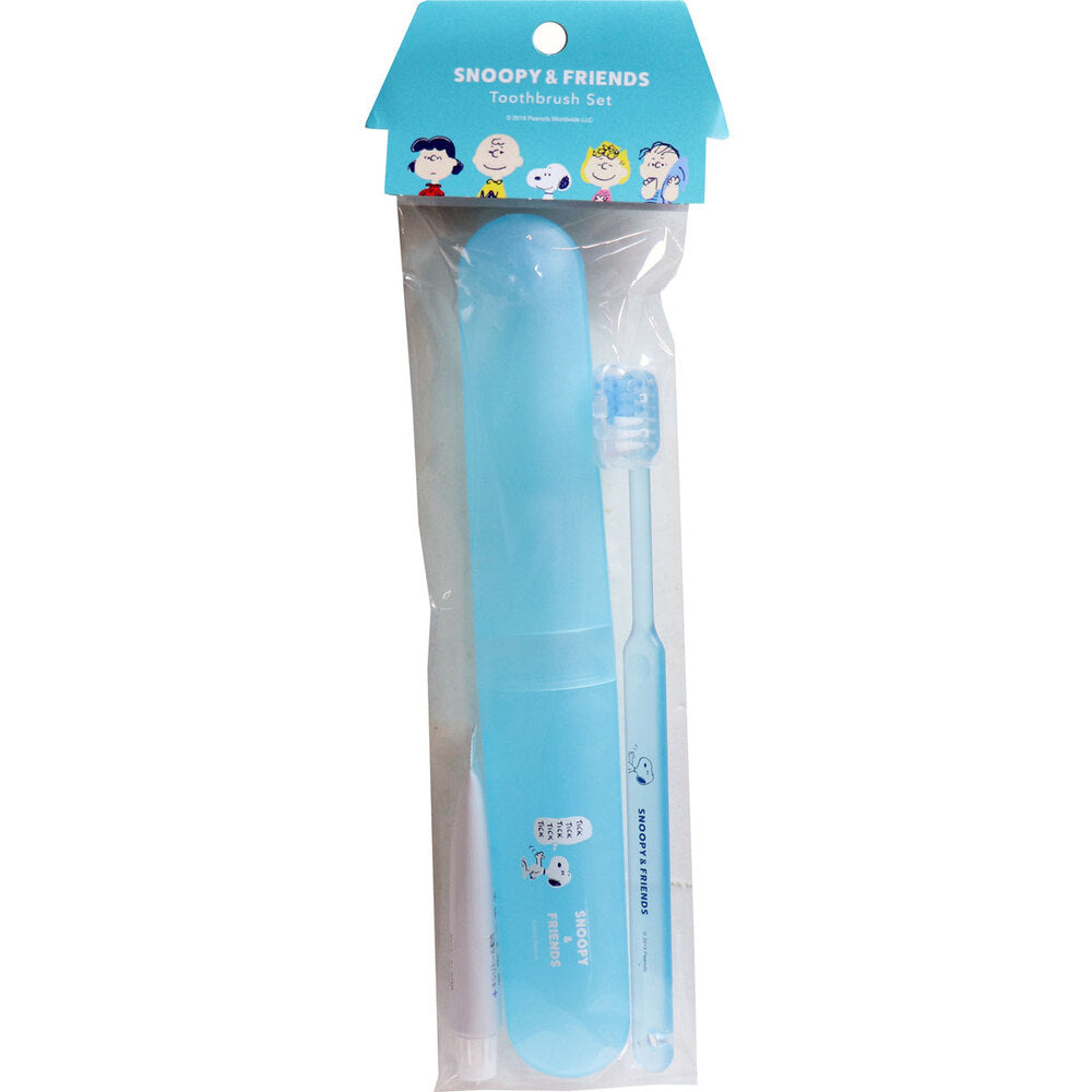 スヌーピー＆フレンズ 歯ブラシセット ブルー 1 個